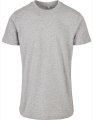 T-shirt Build Your Brand Basic Round Neck Heather Grey